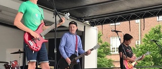 Punk på torget i Eskilstuna