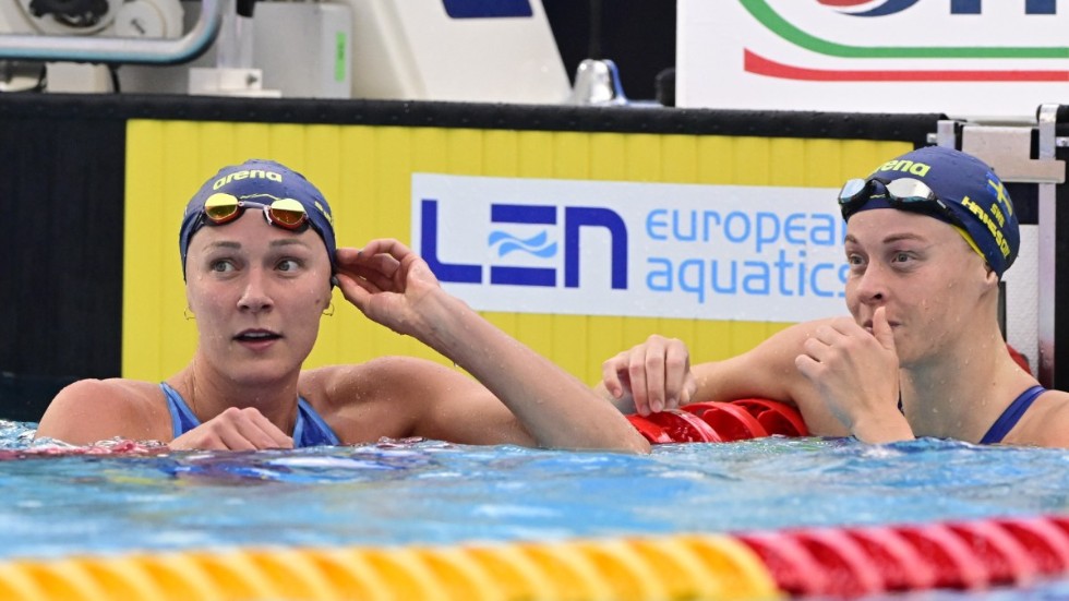 Sarah Sjöström och Louise Hansson är båda vidare till final.