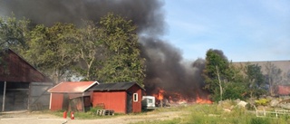 Storbrand på Vånga gård