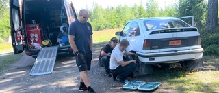 KMK:arna tvingades bryta när de ledde klassiska rallyt