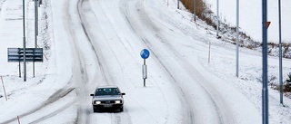 Trafikverket: Varning för halt väglag