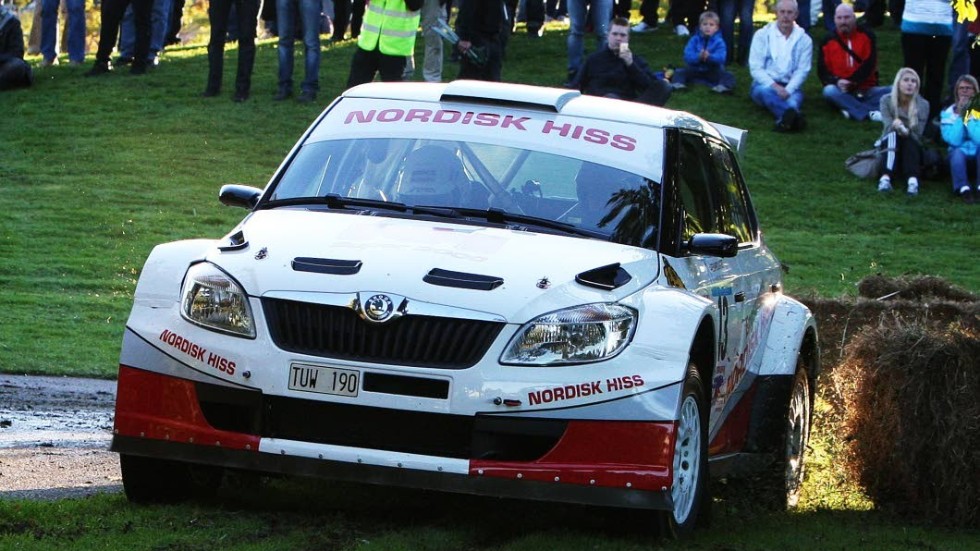 Rallyprofilen Pelle Sääv. Här är en bild från East Sweden Rally 2011.