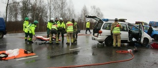 En skadad i trafikolycka