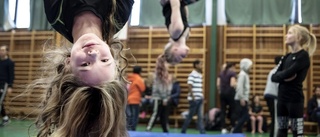 Drop in-cirkus drog barn till Östra skolan