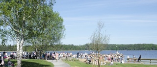 Nu är badplatsen vid Frösjö Strand öppen