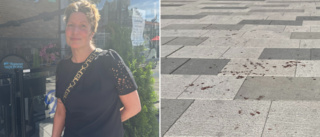 Man blev sparkad blodig under gruppslagsmål på torget – då grep Nathaly, 42, in: "Undrade om de skulle döda varandra"