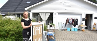 Ida är sommarföretagare – driver café och secondhandbutik: ”Det har gått bättre än jag trodde”