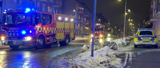 Pådrag i centrala Skellefteå efter larm om brand