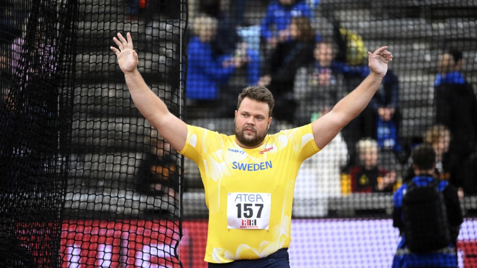 Sveriges Daniel Ståhl njuter av karriärens framgångar.