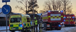 Barn påkört av snöskottande traktor i Norrköping