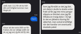 Bedragare lurade ung kille på köp- och säljsajt