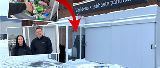 Världens snabbaste pantmaskin finns i Flen