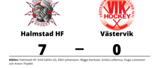 Västervik utklassat av Halmstad HF borta - med 0-7