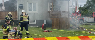 Elvaårige sonen hjälte: "Utan honom hade huset varit övertänt"