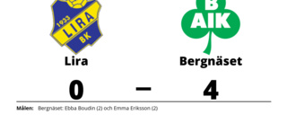 Bergnäset utan insläppt mål - för nionde matchen i rad