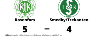 Rosenfors vann efter otrolig vändning mot Smedby/Trekanten