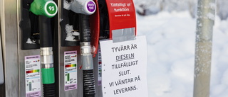 Mackar töms på diesel: "Otrolig anstormning"