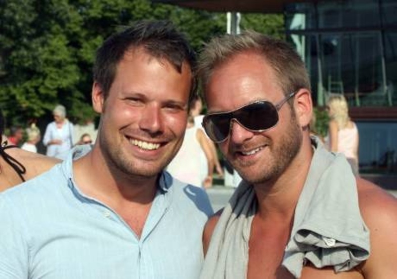 Polare. Johan Henriksson och Eddy Larsson partajar.