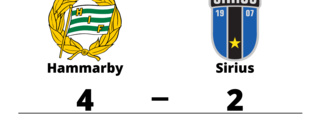 Sirius föll mot Hammarby på bortaplan