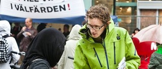 Manifestation mot vinster i välfärden