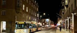 Kontrollanterna hinner inte möta upp bussen 