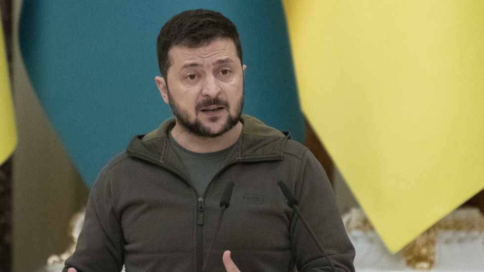 Ukrainas president Volodymyr Zelenskyj säger att Ryssland inte ger några gåvor. Arkivbild.