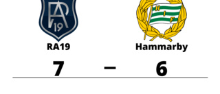 RA19 vann hemma mot Hammarby