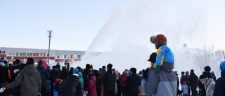 Solig final på snöfestival