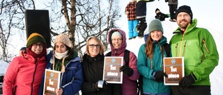 Snöfestivalen lockade Kirunaborna ut i snön