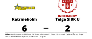Katrineholm slog Telge SIBK U på hemmaplan