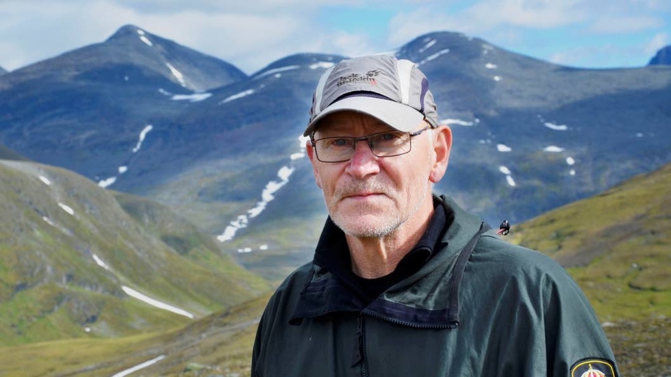 NATURBEVAKARE. Jan-Erik Nilsson jobbar som naturbevakare på länsstyrelsen i Norrbottens län.