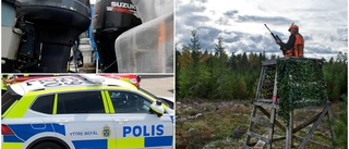 Jägare i jakttorn fick sikte på springande båtmotortjuv – larmade polisen