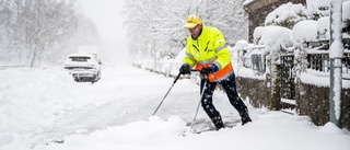 Snöoväder gav inställda bussar och elavbrott