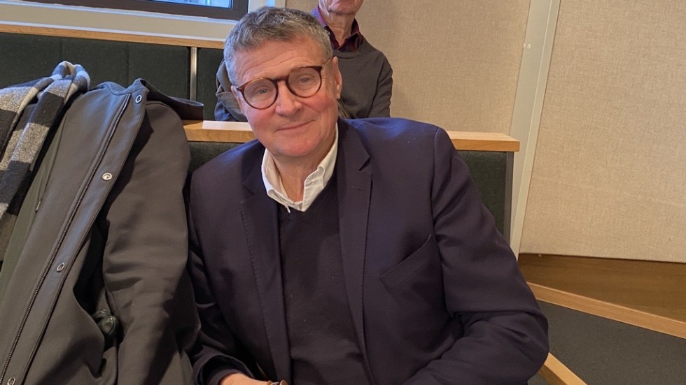 Nils Ringborg, Holmens talesperson för vindkraftetableringen vid Klintaberg.