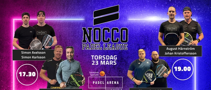 Se veckans omgång från Nocco Padel League