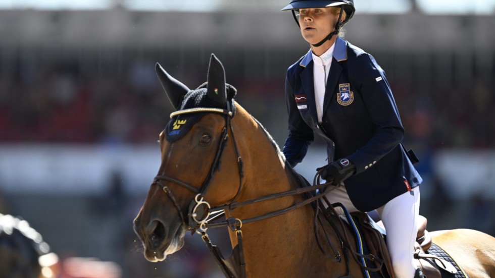 Malin Baryard Johnsson och hästen Indiana. Arkivbild.