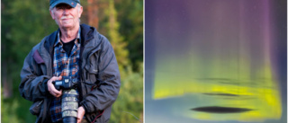 Erik fångade ett "ufo" över Arvidsjaursjön på bild