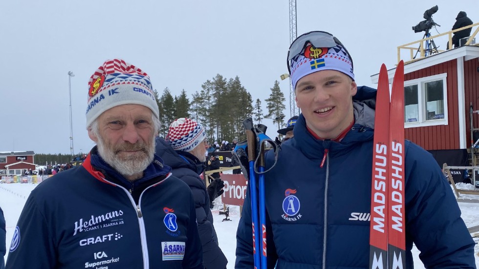 Thomas Wassberg och Edvin Anger har hittat varandra. Arkivbild.