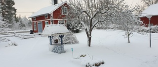 Så mycket snö föll i länet natten till fredag