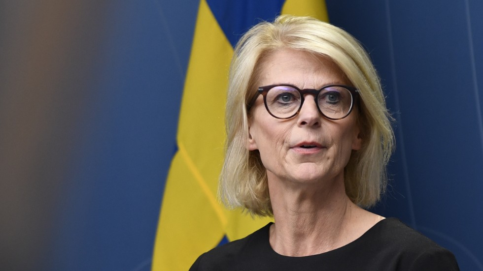 Finansminister Elisabeth Svantesson (M). Arkivbild.