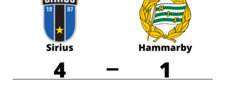 Sirius segrare hemma mot Hammarby