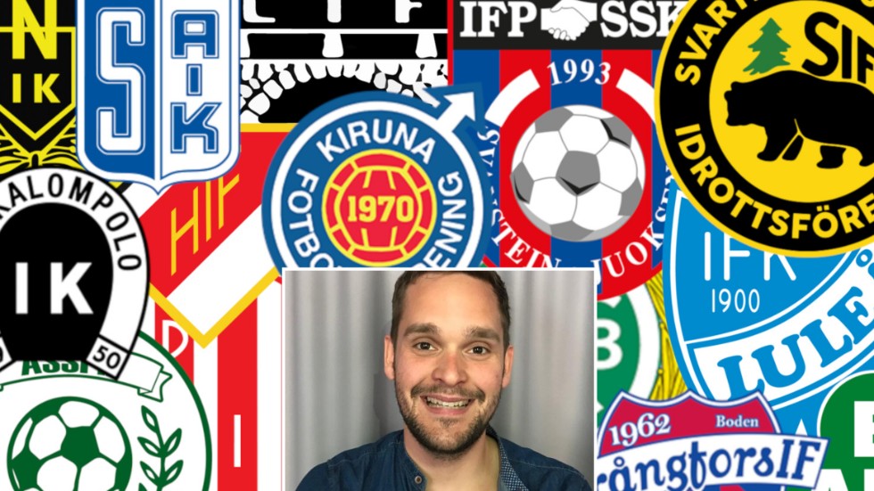 Fotbollsexperten och författaren Leonard Jägersköld Velander har gått igenom Norrbottens klubbmärken och valt ut sina favoriter.