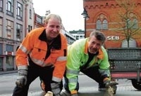 Lyckat fiskafänge
 på Stora torget