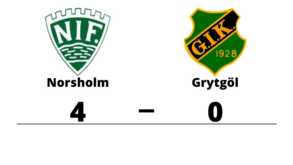 Norsholms IF vann mot Grytgöls IK
