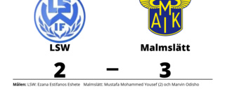 Malmslätt vann mot LSW - trots underläge i halvtid