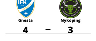 Gnesta vann tidiga seriefinalen mot Nyköping