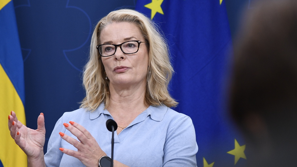 Skolminister Lotta Edholm (L). Arkivbild.