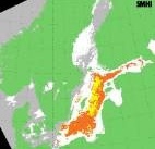 Väntade nordvindar driver bort algerna