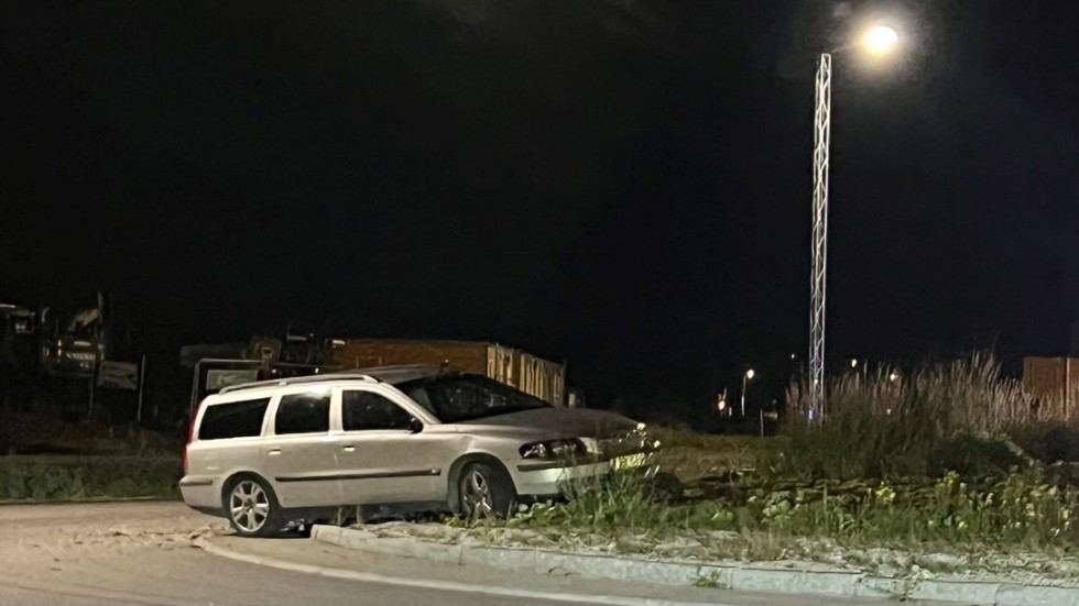 Bilkrasch i Norrköping efter polisjakt.