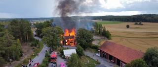 Villabrand i grannkommunen: "Huset har rasat ihop helt"